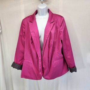 Worthington Pink Coat Blazer Women's Size 2x